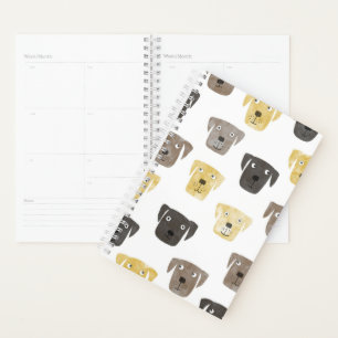 Agenda Cute Labrador Recuperador Perro Arte