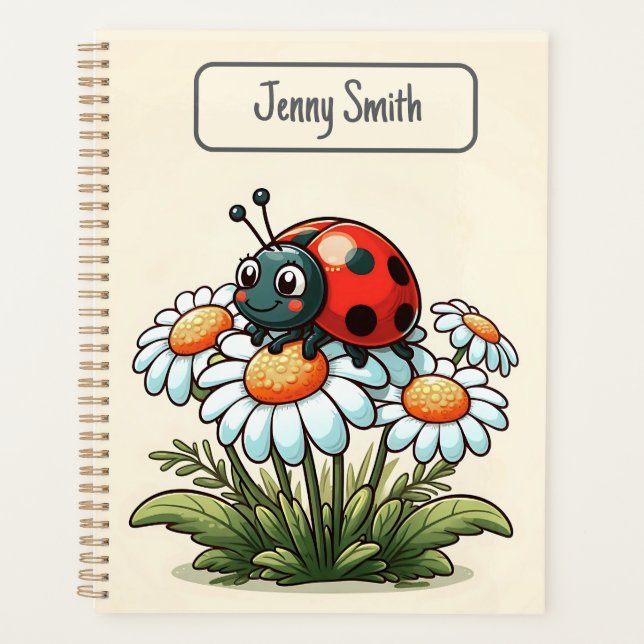 Agenda Cute Ladybug Daisies (Anverso)