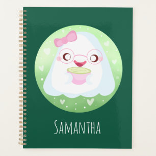 Agenda Cute Matcha Latte Fantasma