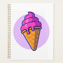 Cute Personalizado Ice Cream Cone