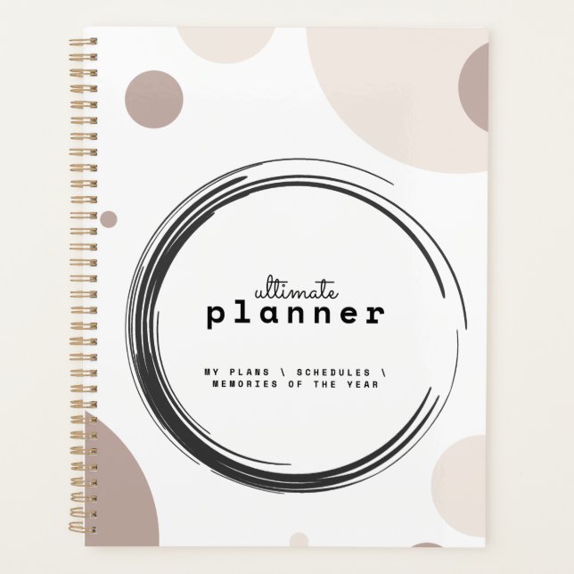 Agenda cute pink planner  (Anverso)