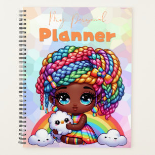 Agenda Cute Rainbow Chibi Chica "My Personal Planner"
