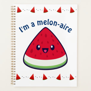 Agenda Cute Sonriente sandía Kawaii