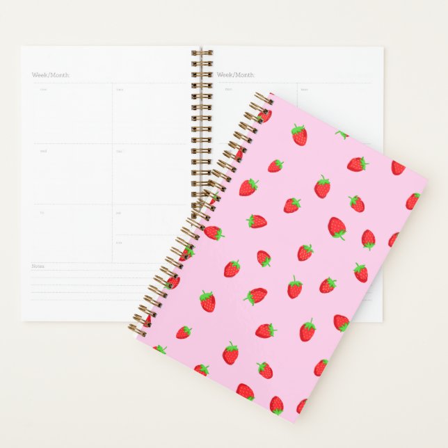 Agenda Cute Strawberry Planner (Demostración)