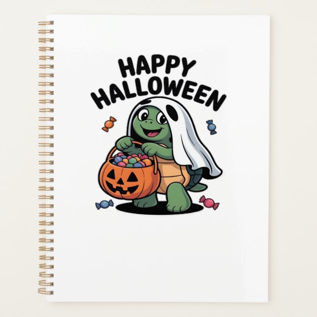 Agenda Cute Turtle Ghost Costume � Adorable Halloween Tri (Anverso)