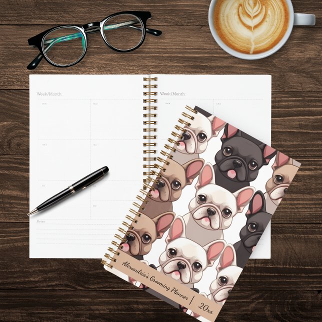 Agenda Cuto Bulldog francés Planner (Subido por el creador)