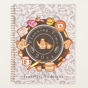 Agenda Cuto de cocina marrón