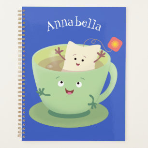 Agenda Cuto teabag taza personalizado personaje de humor