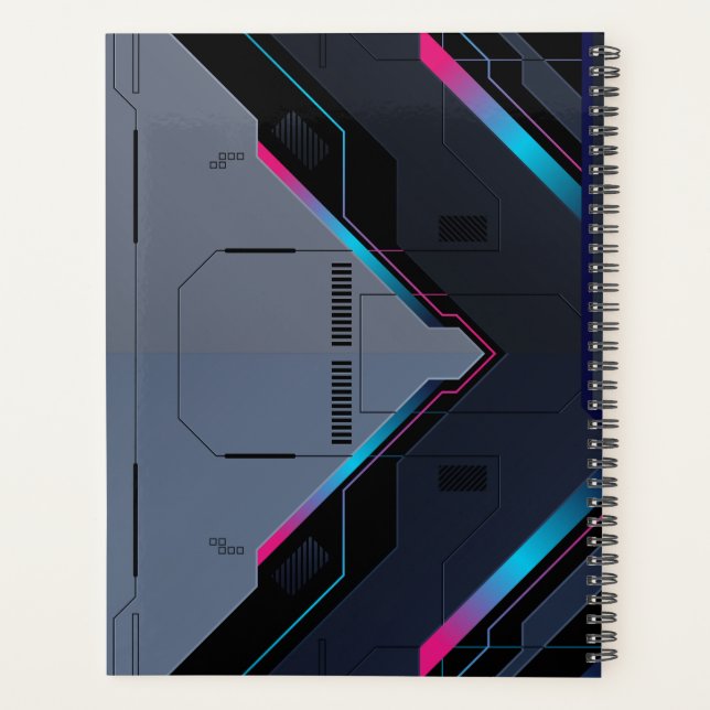 Agenda Cyberpunk Mecha Armor | Personalized Gamer Mission (Reverso)