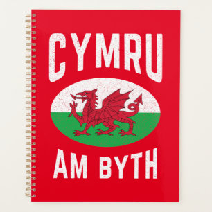 Agenda Cymru Am Bythe Wales Flag Orgulloso Gales Vintage 