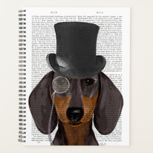 Agenda Dachshund, hound formal y Gorra
