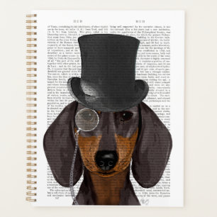 Agenda Dachshund, hound formal y Gorra