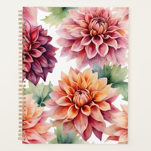 Agenda Dahlia Painting (Anverso)