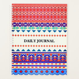 Agenda Daily Planner 2026 with pattern