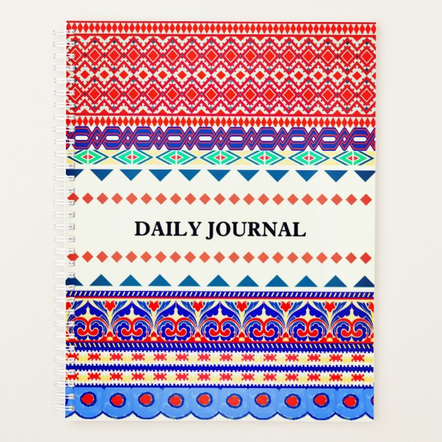 Agenda Daily Planner 2026 with pattern (Anverso)