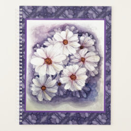 Agenda Daisies de lavanda de gran planner