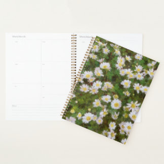 Agenda Daisies Pintados En Un Estilo Impresionista