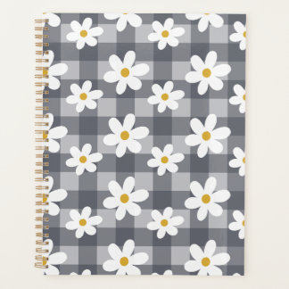 Agenda Daisy Days Planner - Black Gingham