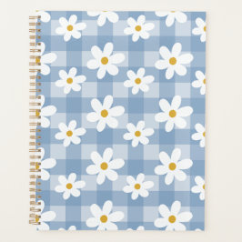 Agenda Daisy Days Planner - Blue Gingham