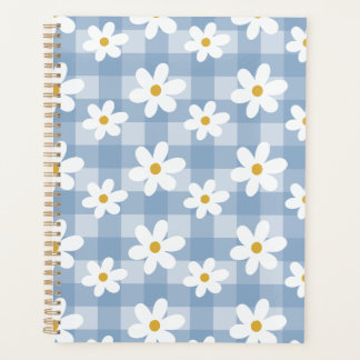 Agenda Daisy Days Planner - Blue Gingham