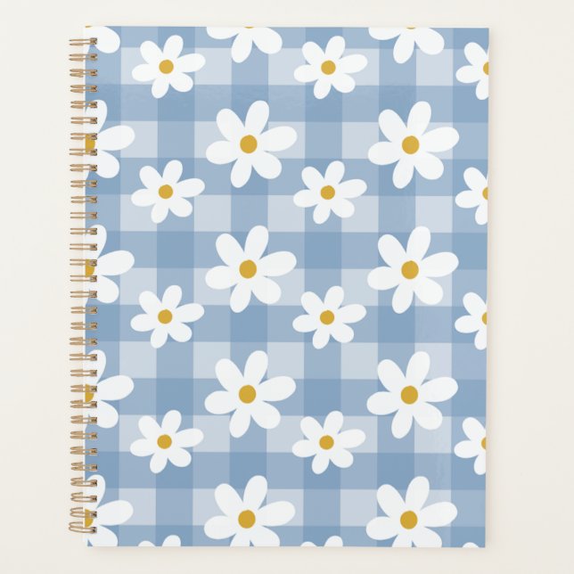 Agenda Daisy Days Planner - Blue Gingham (Anverso)