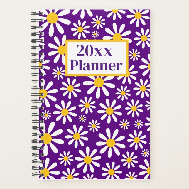 Agenda Daisy Floral Planner (Anverso)