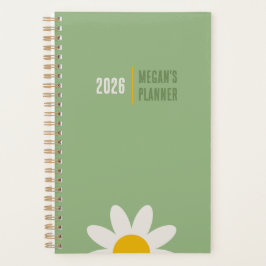 Agenda DAISY GREEN - 2026 Floral Planner