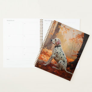 Agenda Dálmata en Otoño Las Hojas Caídas Inspiran