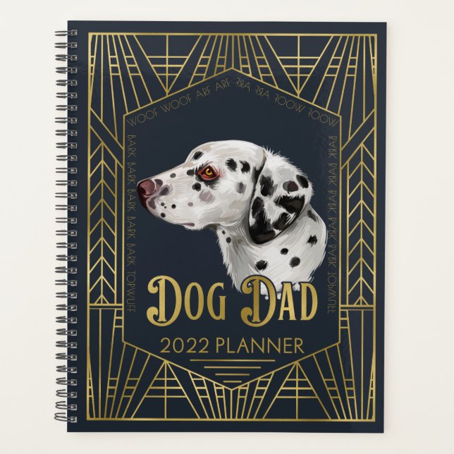 Agenda Dalmatian Dog Dad Funny 2022 (Anverso)