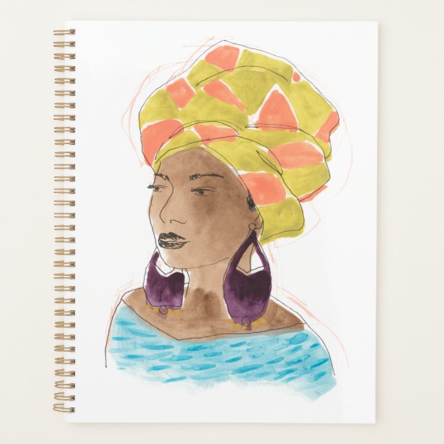 Agenda Dama fuerte y bella (Anverso)