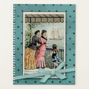 Agenda Damas victorianas y Chica reproducción de cosecha