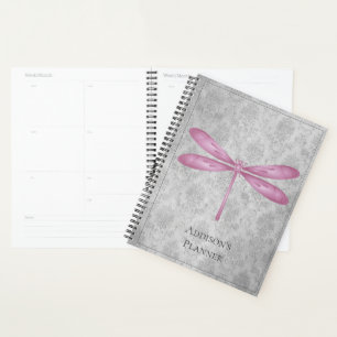 Agenda Damasco de la libélula magenta
