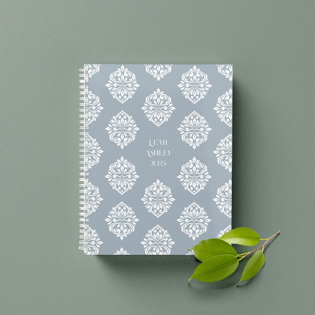 Agenda Damask Ambience Cadet Blue 2026 (Subido por el creador)