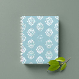 Agenda Damask Ambience Pale Cerulean 2026