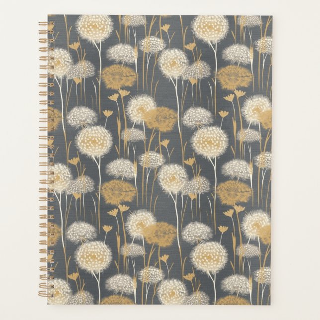 Agenda Dandelion Chiyogami Planner (Anverso)