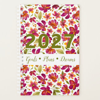 Agenda Daphne Acuarela Floral 2027 Personalizable