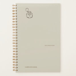 Agenda Dark Academia Ink Pot – Minimalist Vintage Library