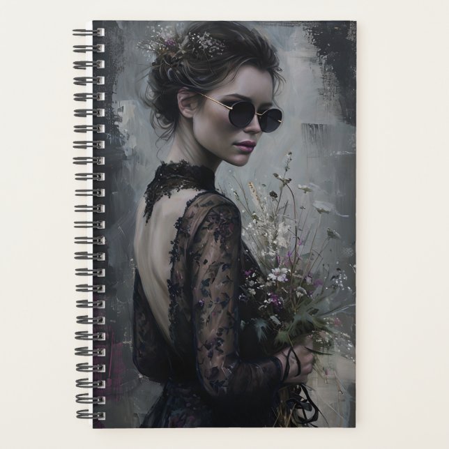 Agenda Dark Bride Gothic Fashion Planner (Anverso)
