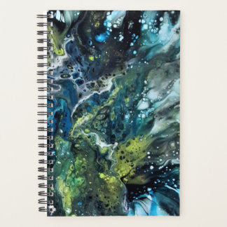 Agenda d'artiste. Motif abstrait. Anetka.