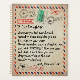 Agenda Daughter Gift   A Nuestra Hija El Amor De Mamá Pap