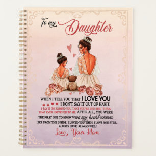 Agenda Daughter Gift   Carta A Mi Hija De Mamá