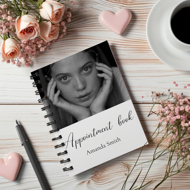 Agenda de Citas Foto Personalizada I Escuela (Appointment Book Custom Photo I School Planner)
