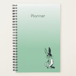 Agenda de conejo arlequín verde