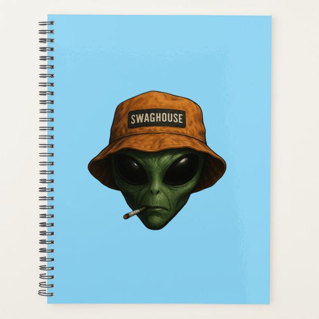 AGENDA DE EXTRATERRESTRE EM DESIGN  (Anverso)