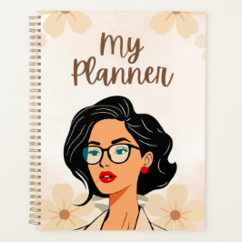 Agenda De moda "Mi Planificador" | Ilustración de Mujer C