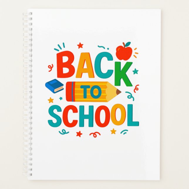 Agenda De vuelta a la escuela  (Anverso)