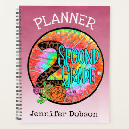 Agenda De vuelta a la escuela planificadora para segundo