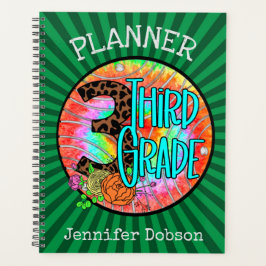 Agenda De vuelta a la escuela planificadora para tercer g