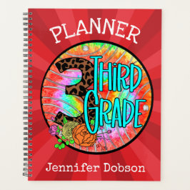 Agenda De vuelta a la escuela planificadora para tercer g