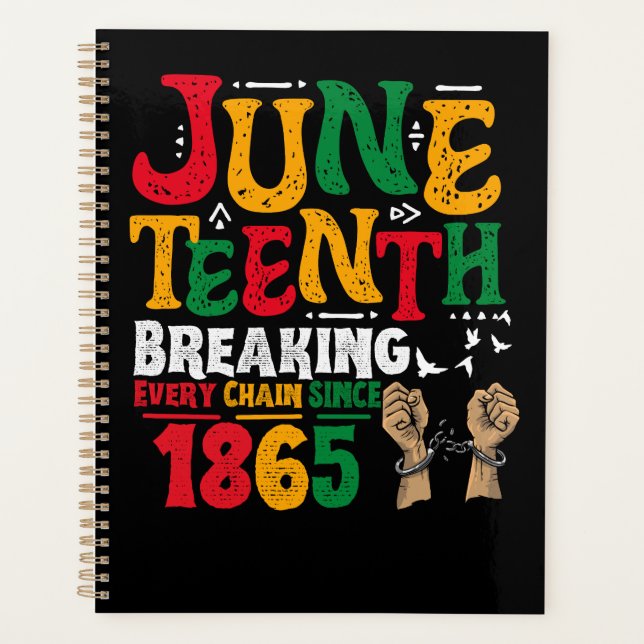 Agenda Decimoséptimo rompe todas las cadenas desde la lib (Anverso)